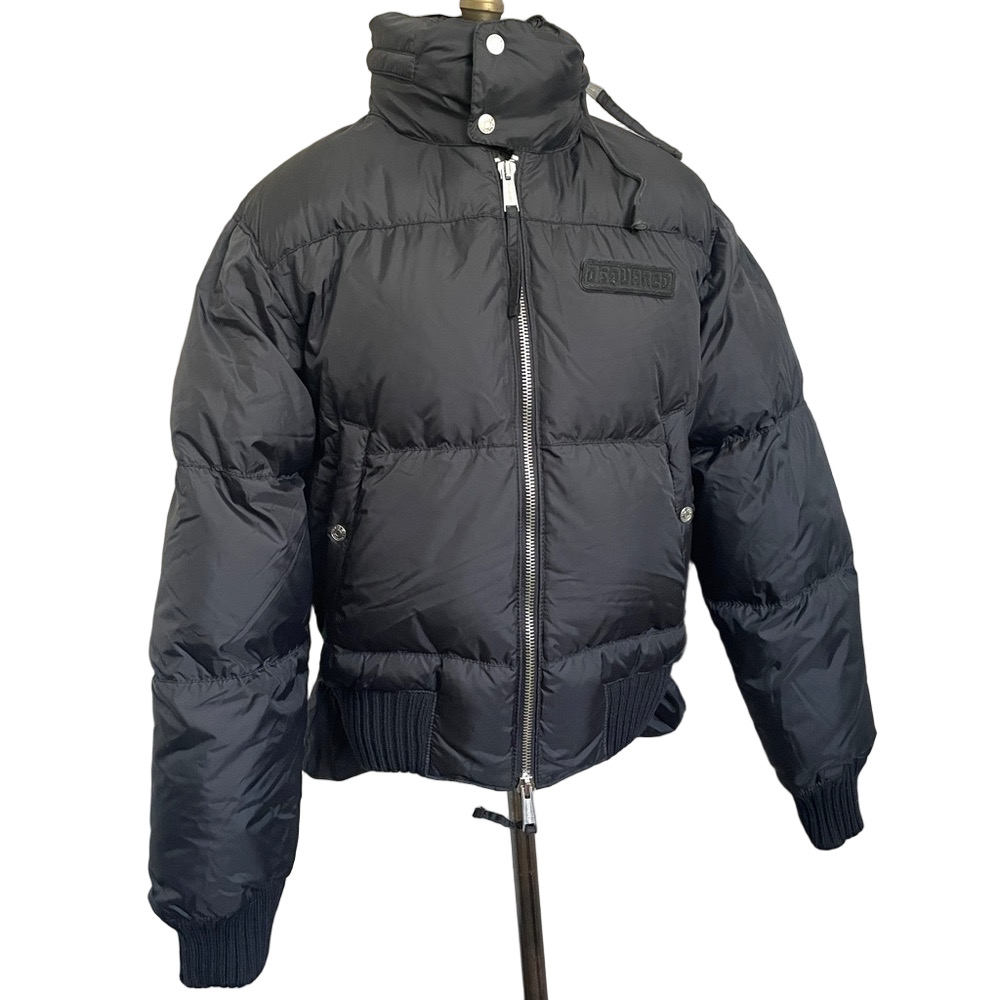 Dsquared Black Short Down Parka - S/M, hooded! 🇨🇦 - Picture 15 of 16